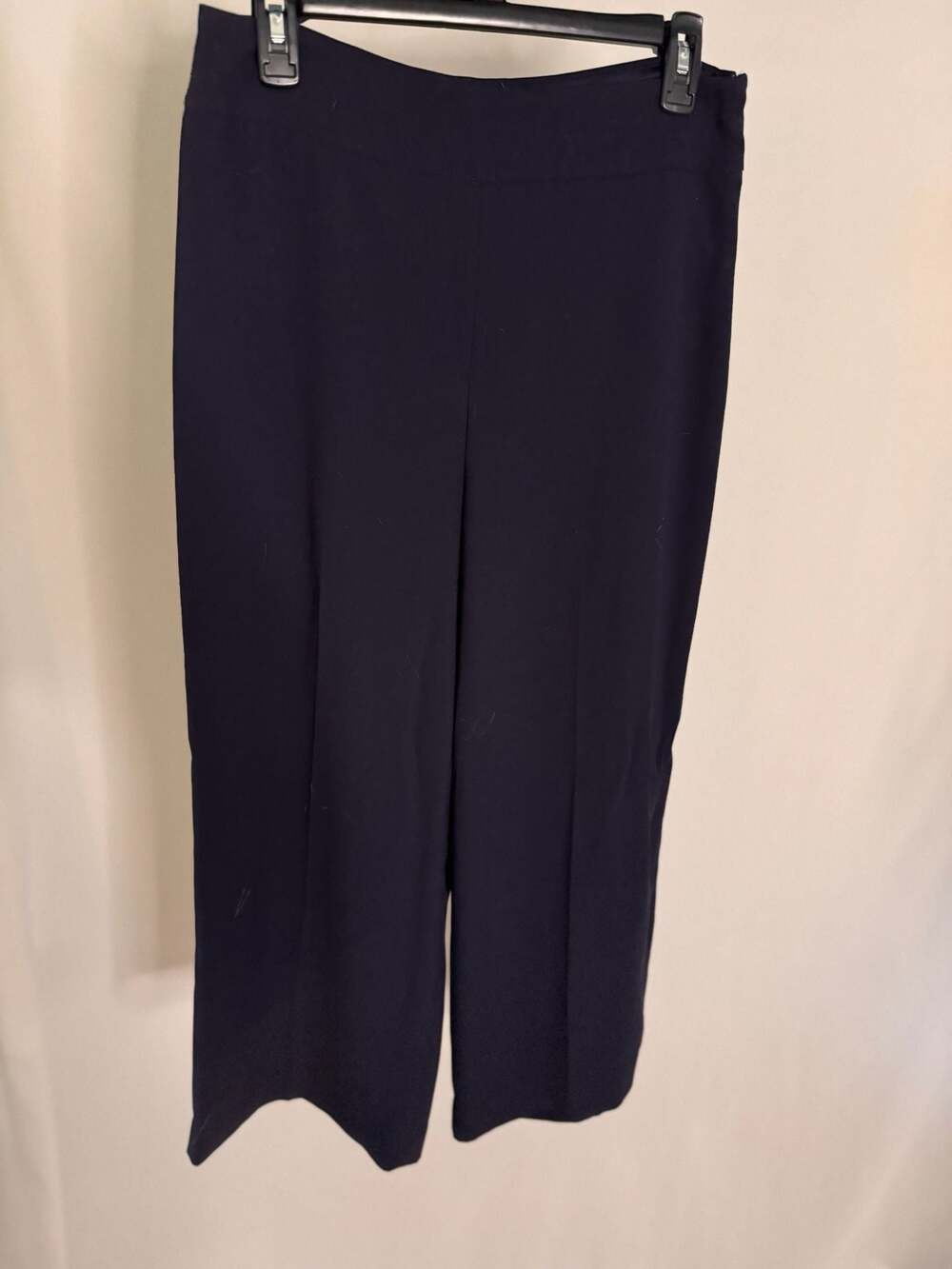 Express High Rise Cropped Culottes Navy Blue Size 10